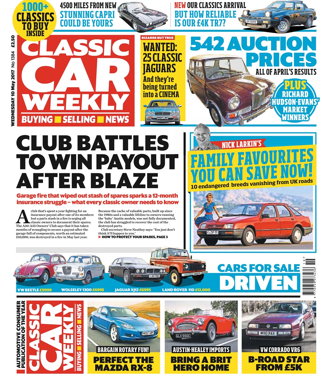 Classic Car Weekly Preview Pages