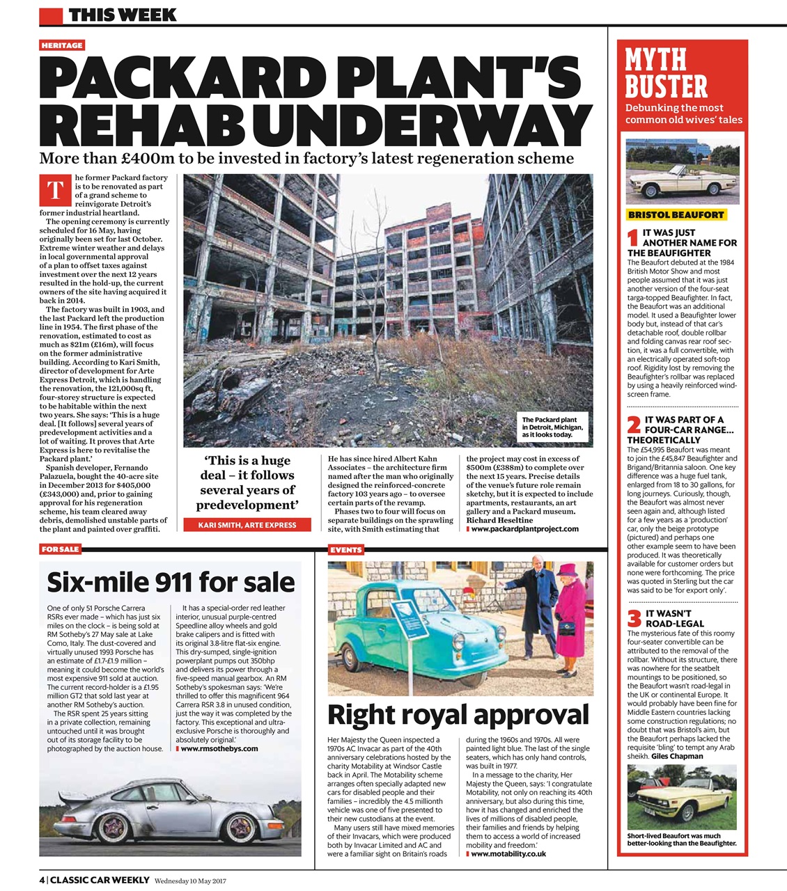 Classic Car Weekly Preview Pages