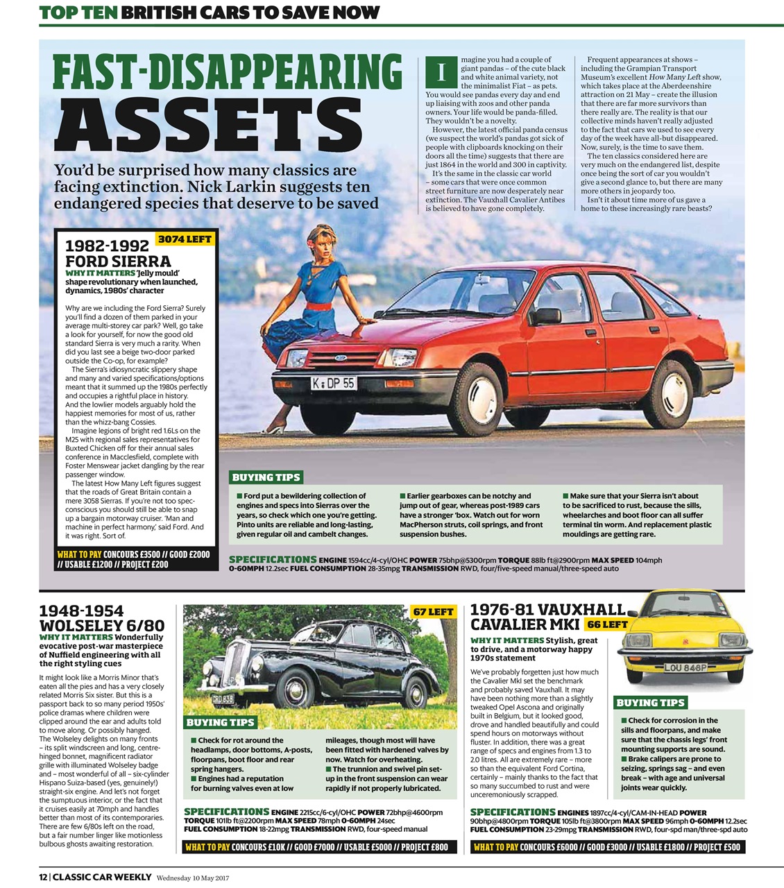Classic Car Weekly Preview Pages