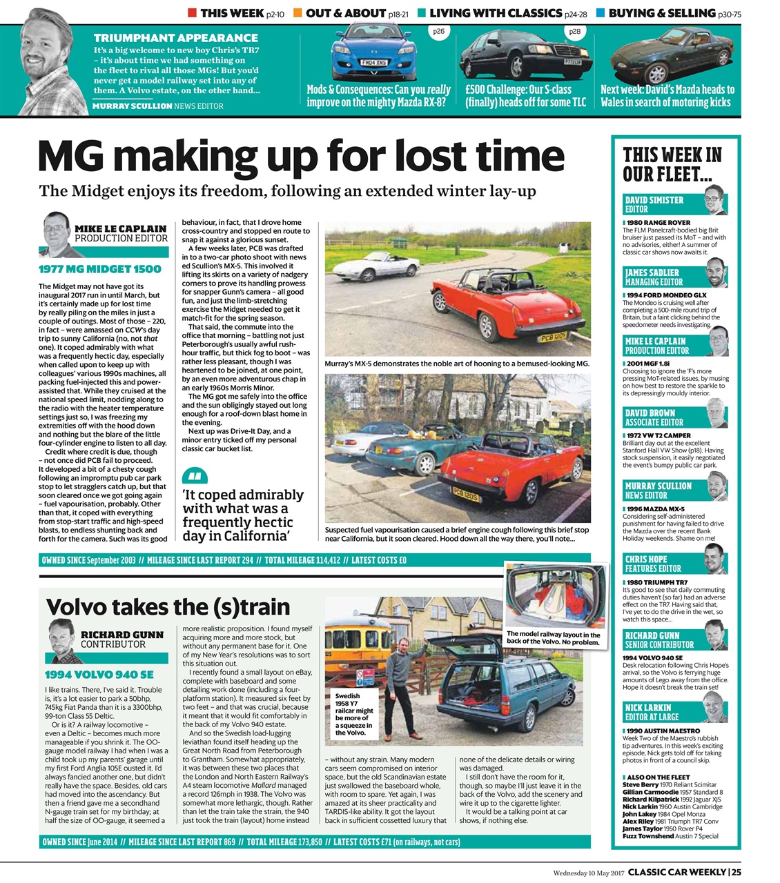 Classic Car Weekly Preview Pages