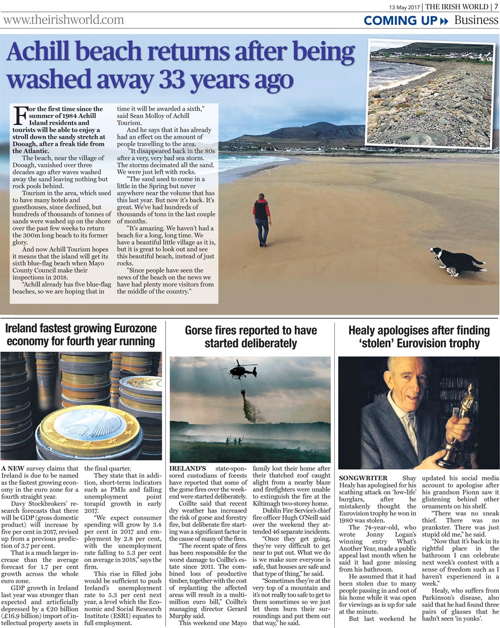 Irish World Preview Pages