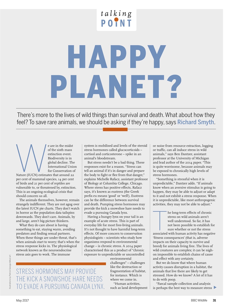 BBC Wildlife Magazine Preview Pages