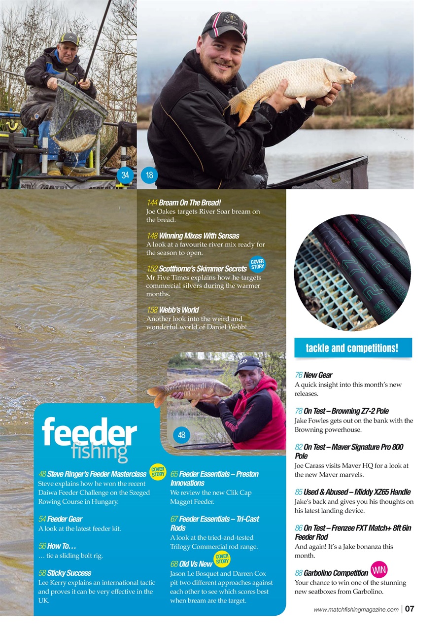 Match Fishing Preview Pages