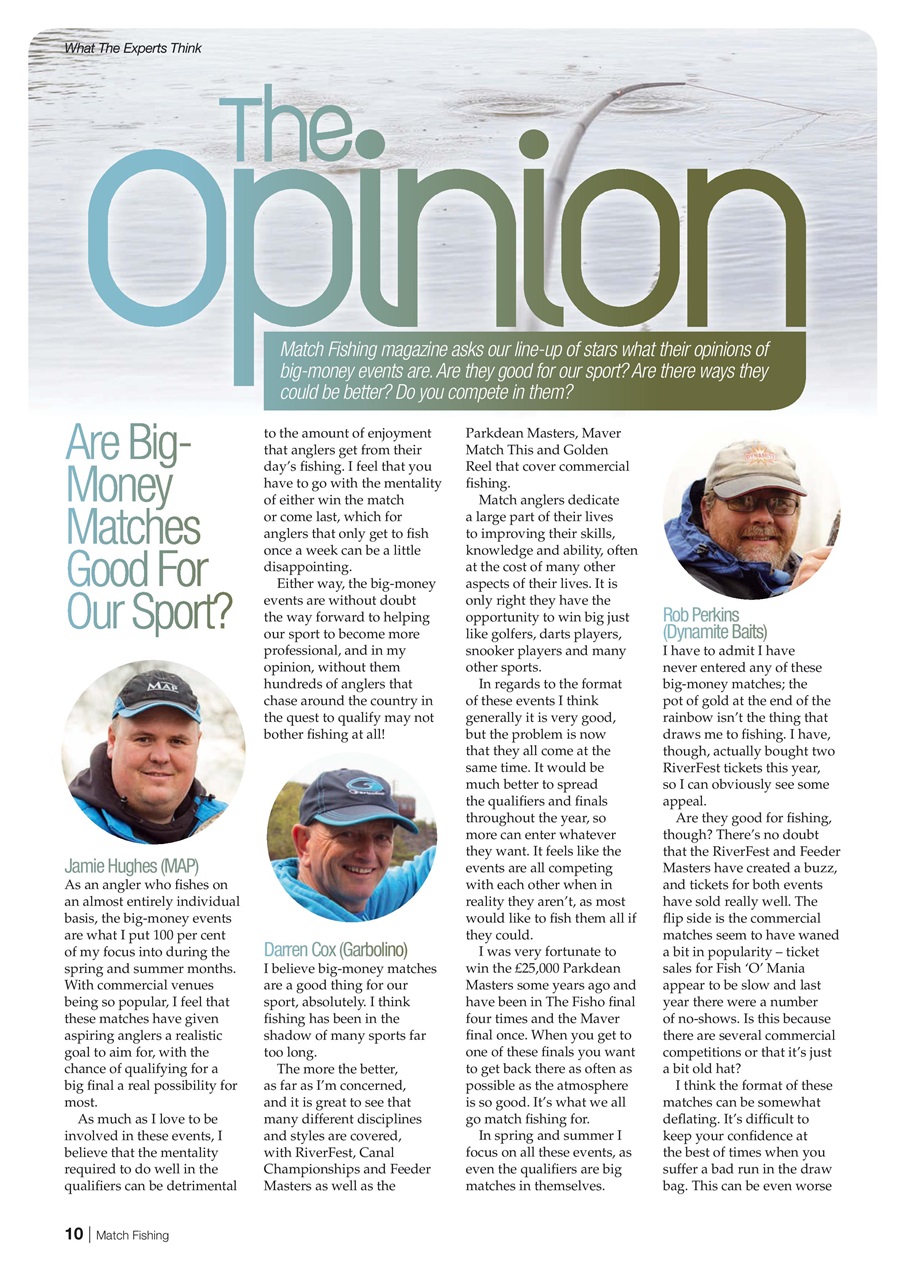 Match Fishing Preview Pages