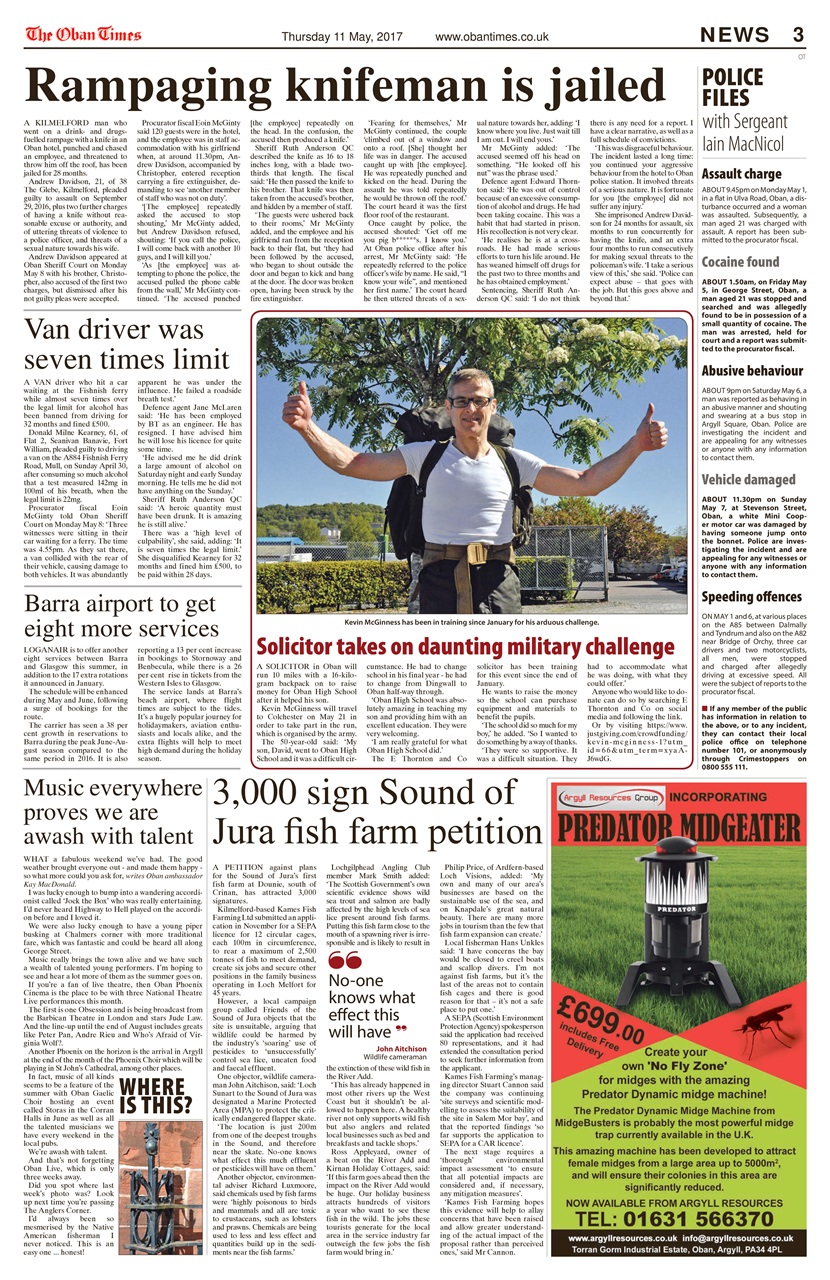 The Oban Times & Lochaber Times Preview Pages