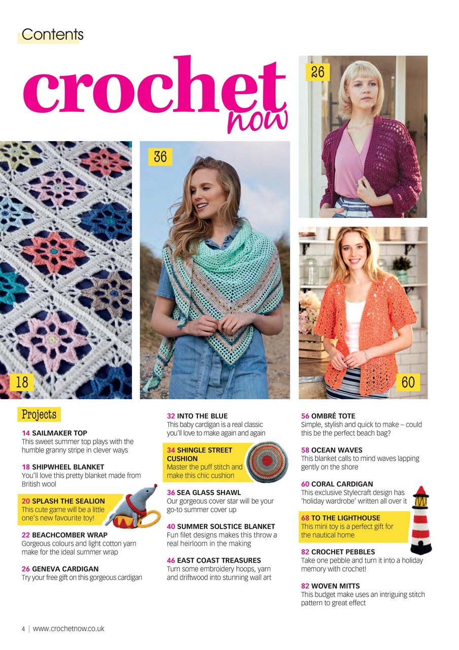 Crochet Now Magazine Preview Pages