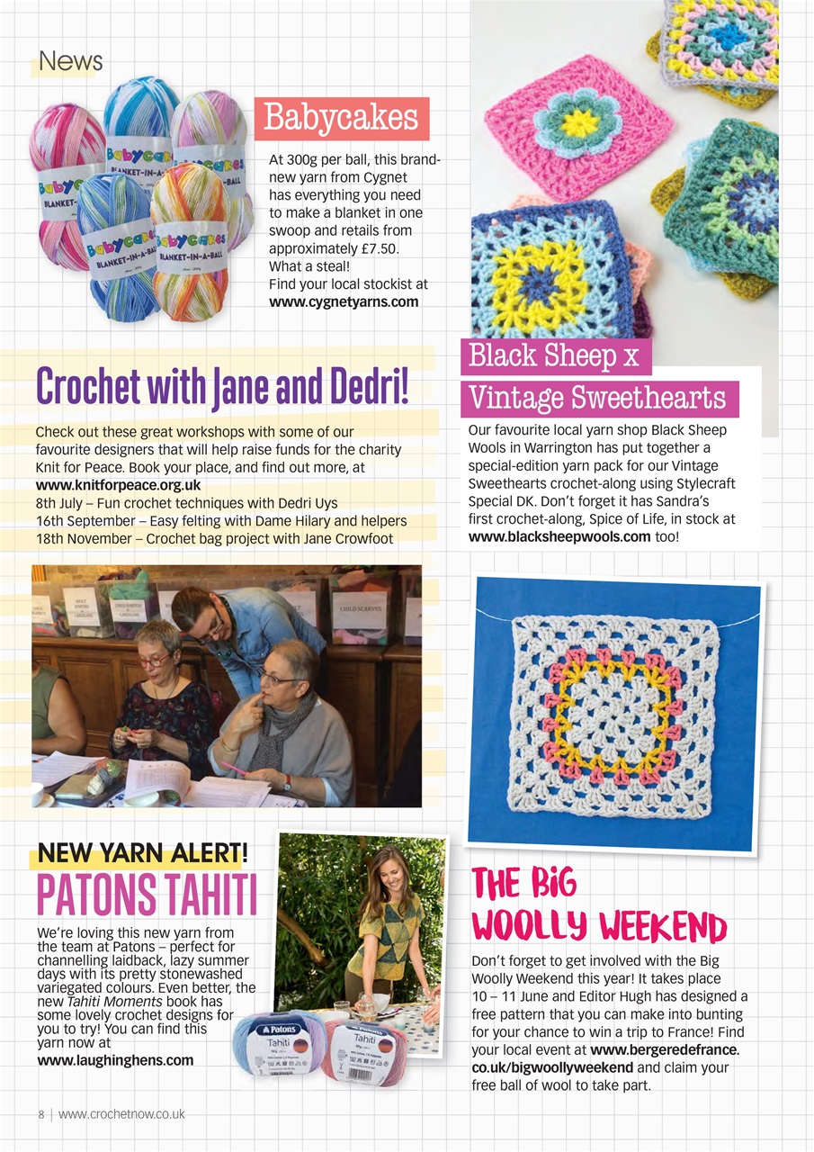 Crochet Now Magazine Preview Pages