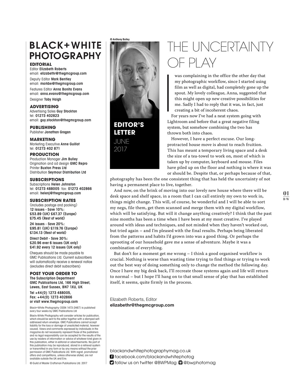 Black+White Photography Preview Pages