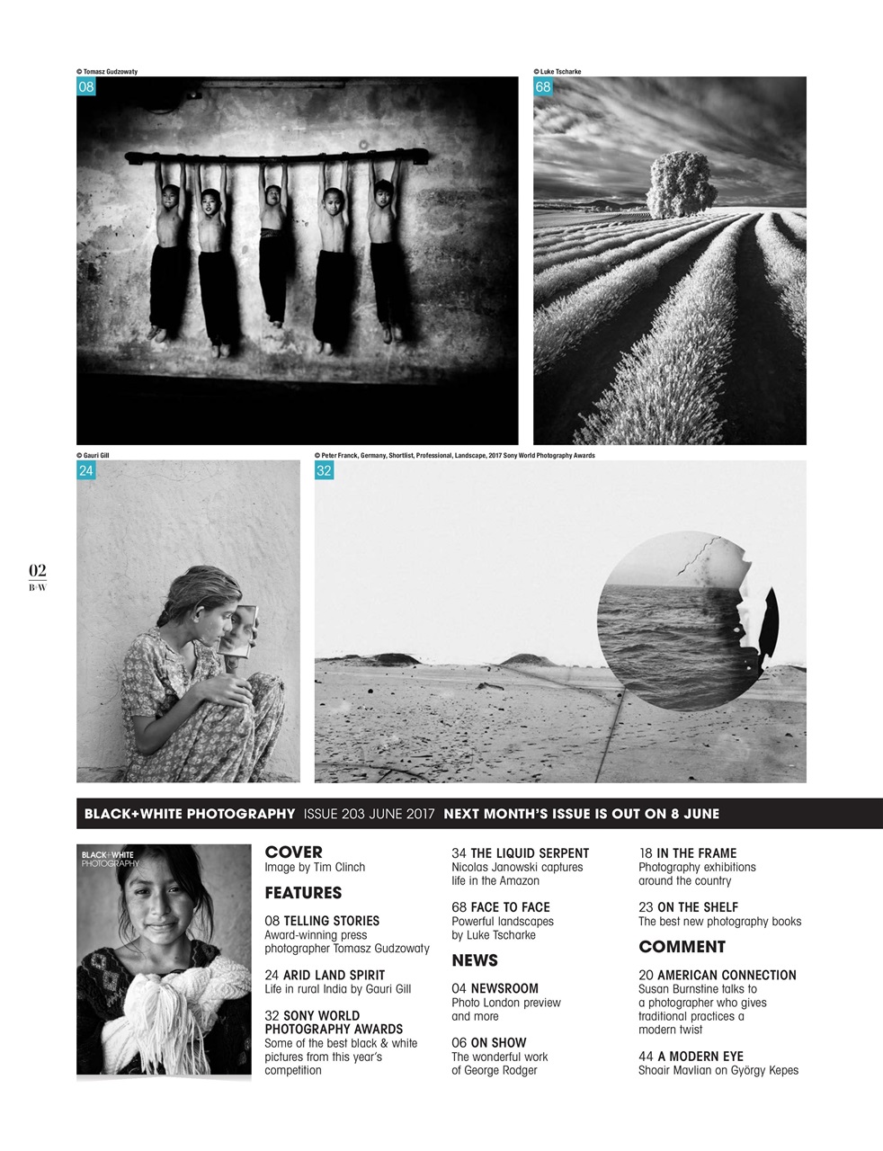 Black+White Photography Preview Pages