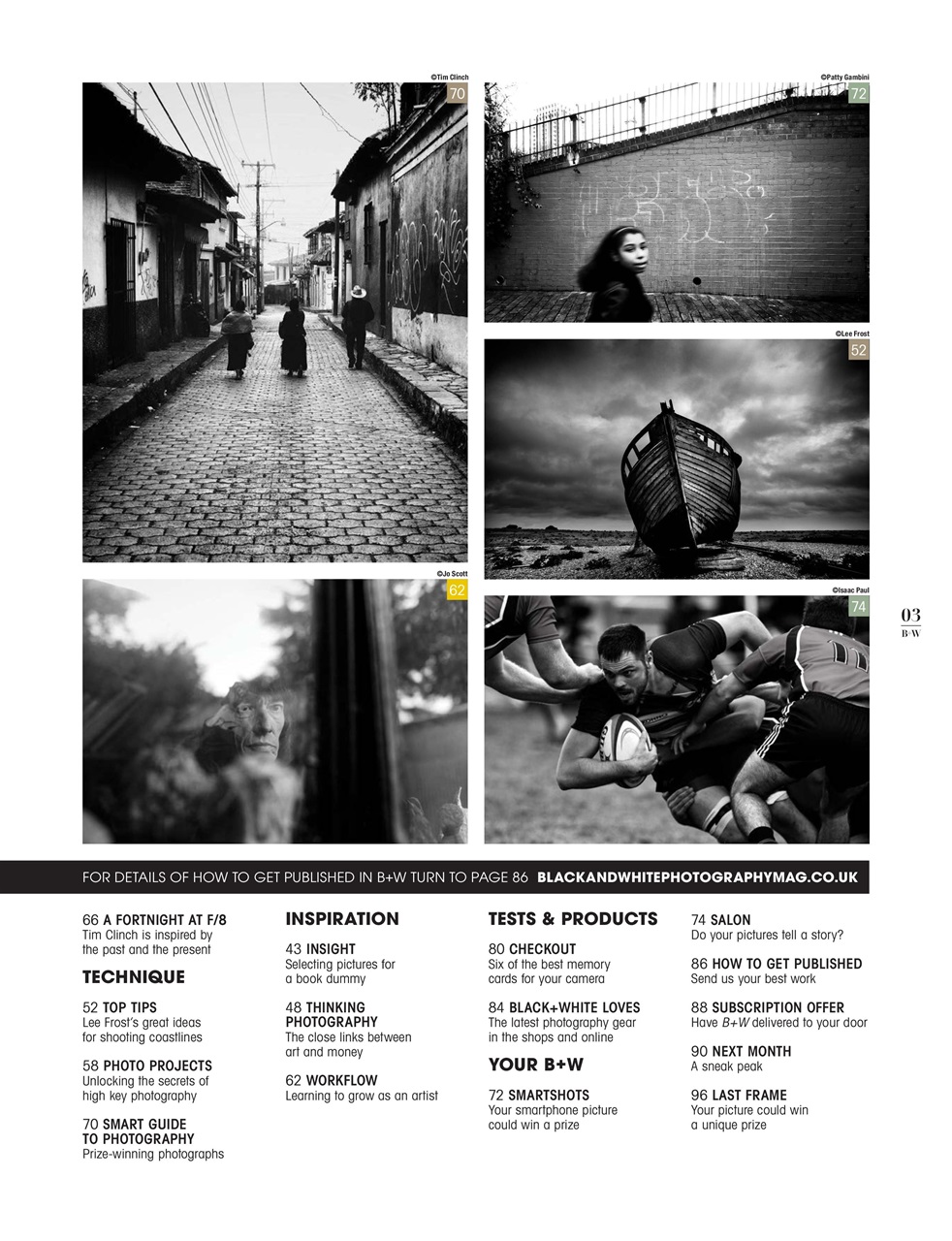 Black+White Photography Preview Pages