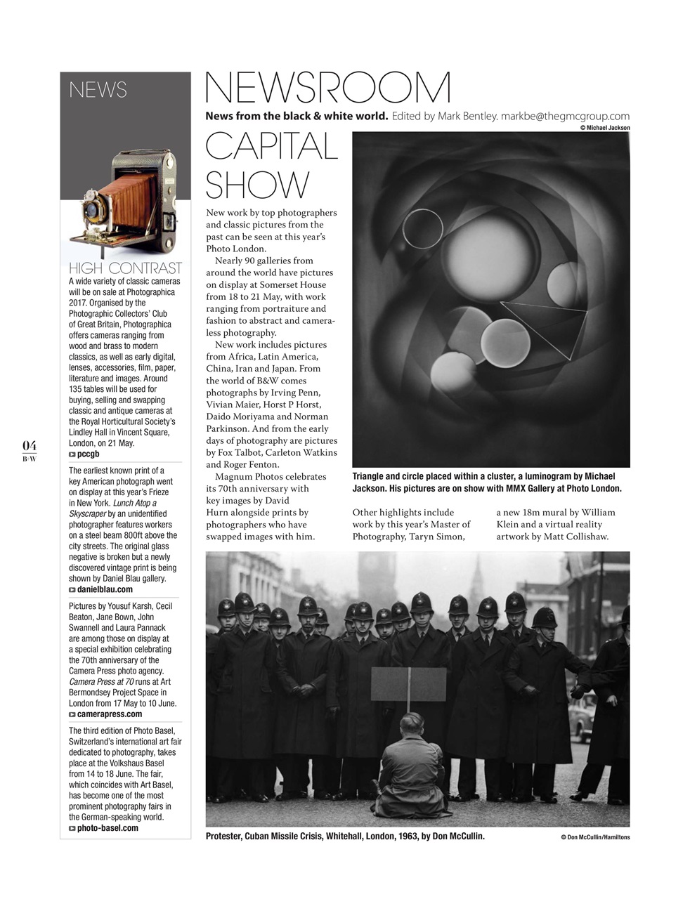 Black+White Photography Preview Pages