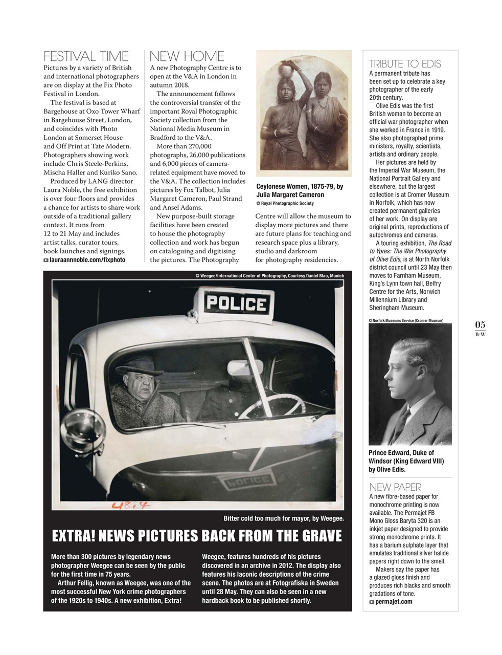 Black+White Photography Preview Pages