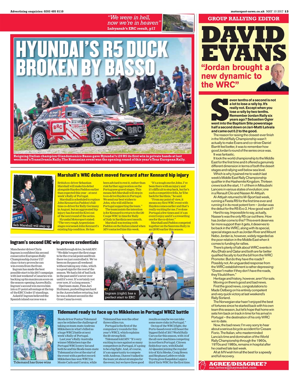 Motorsport News Preview Pages