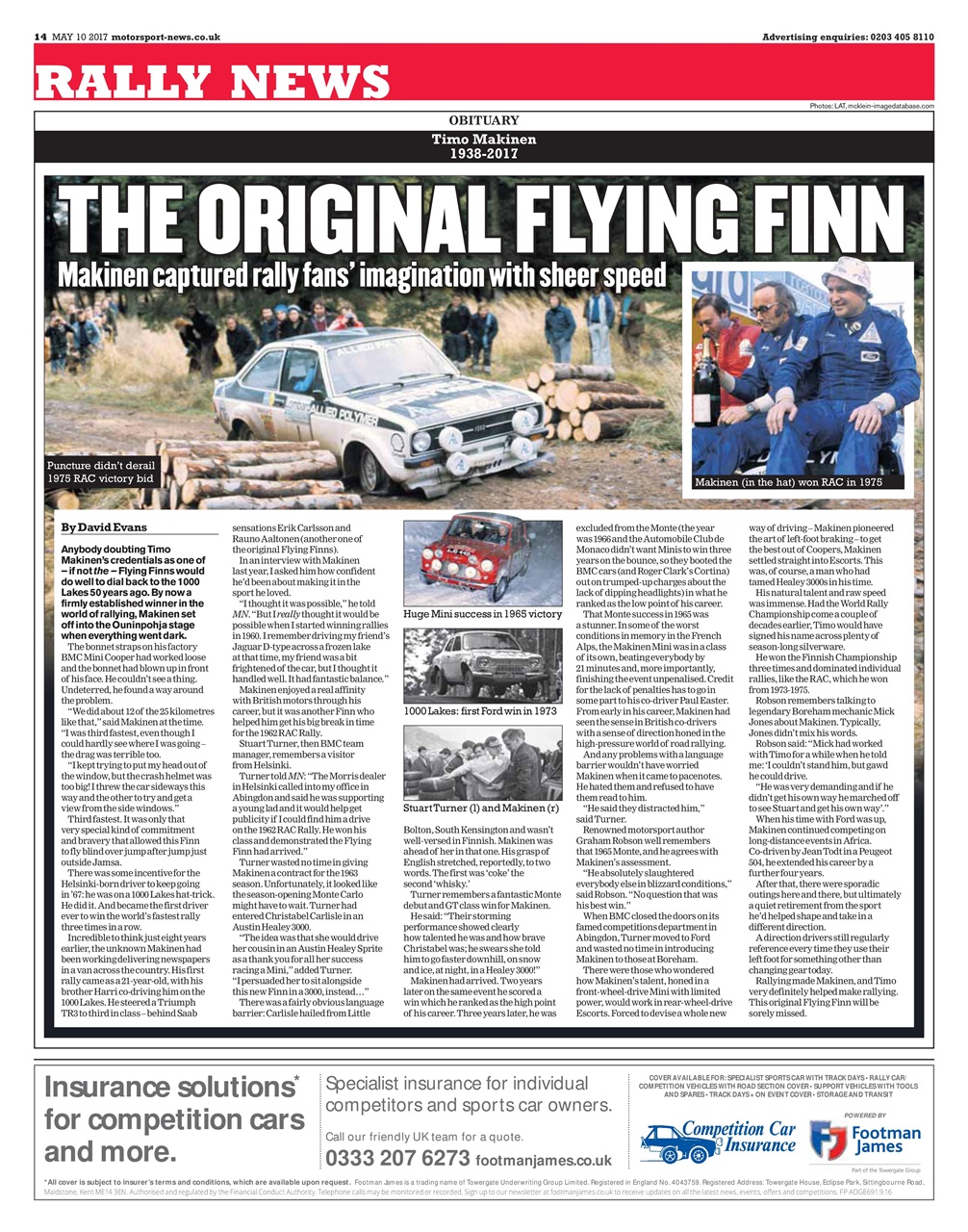 Motorsport News Preview Pages