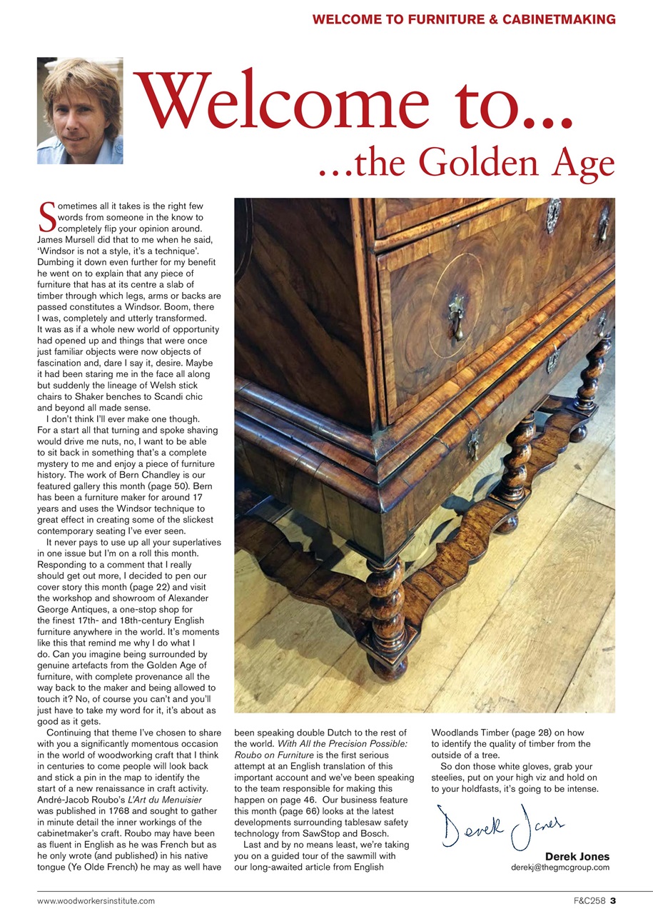 Furniture & Cabinetmaking Preview Pages