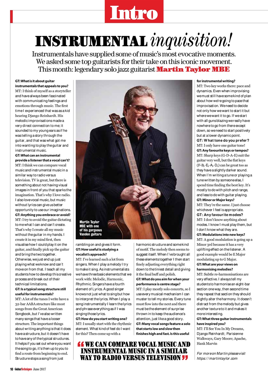 Guitar Techniques Preview Pages