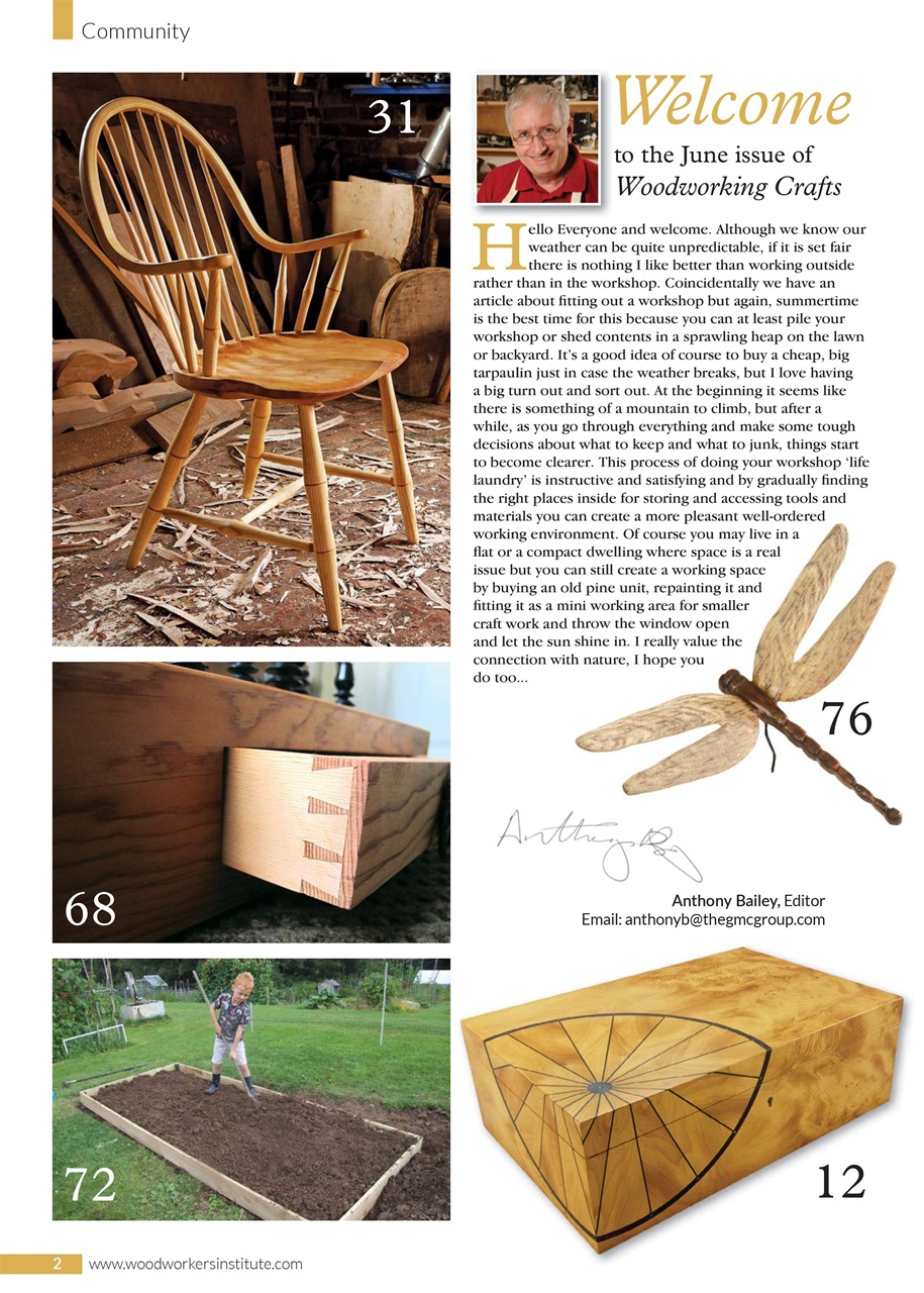 Woodworking Crafts Magazine Preview Pages