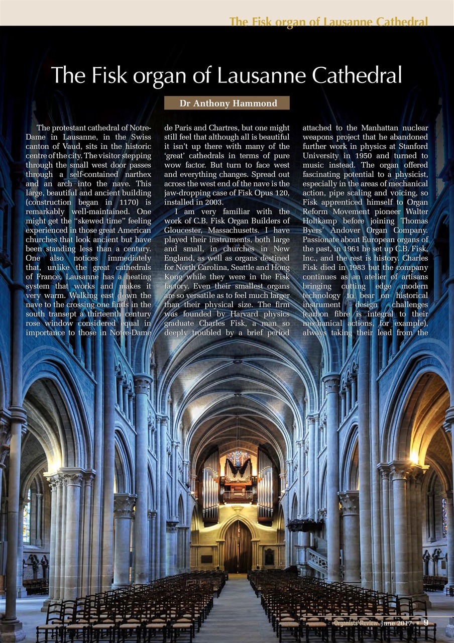 Organists' Review Preview Pages
