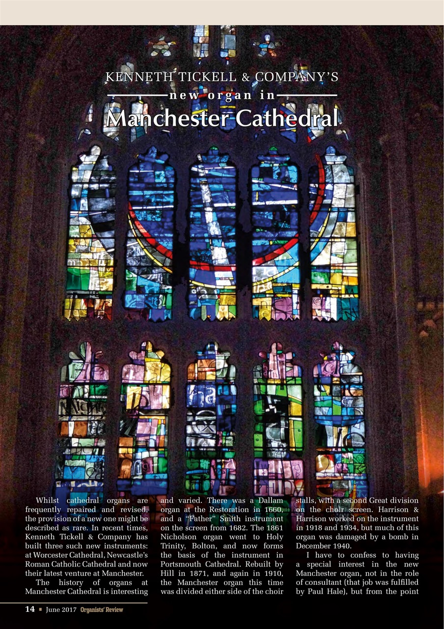 Organists' Review Preview Pages