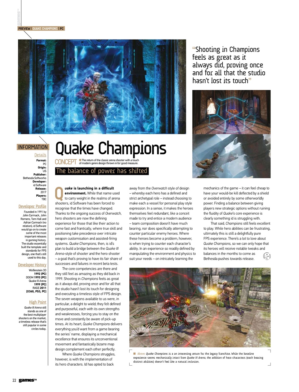 games (TM) Preview Pages