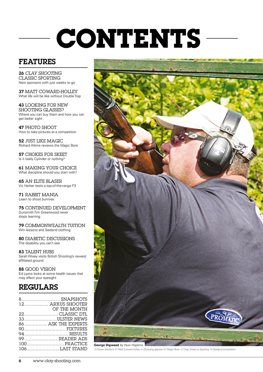 Clay Shooting Preview Pages