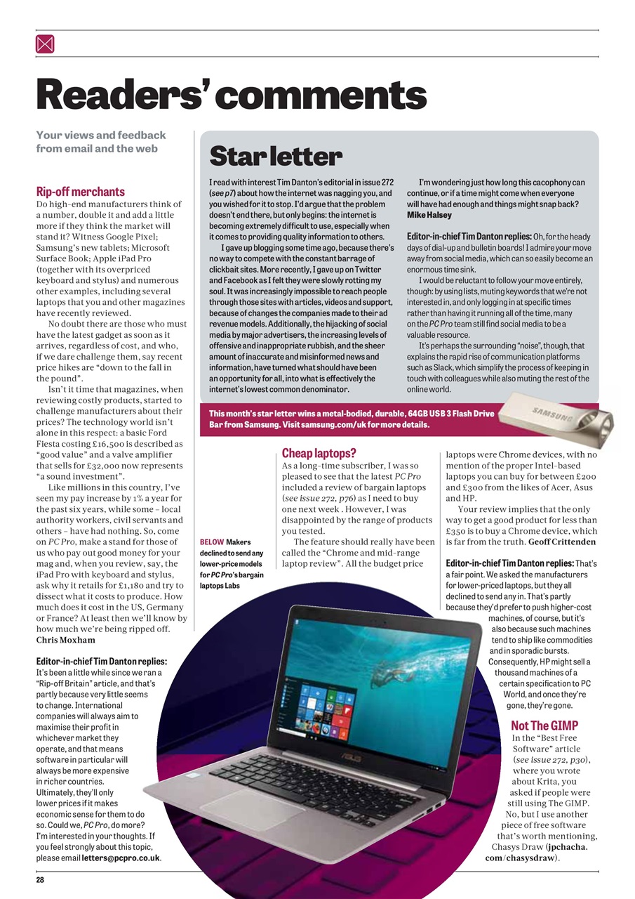 PC Pro Preview Pages