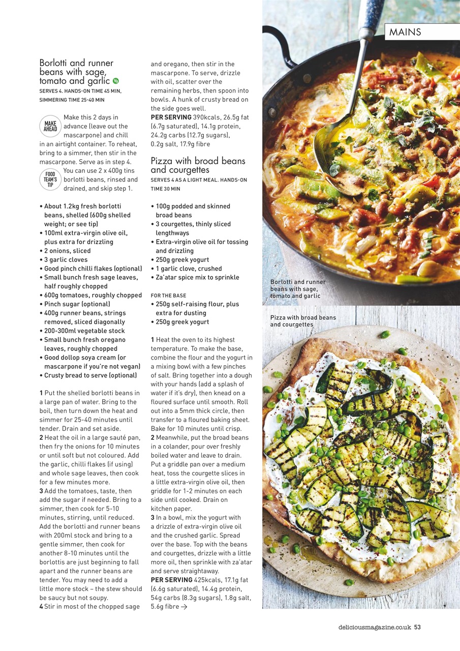 delicious. Magazine Preview Pages