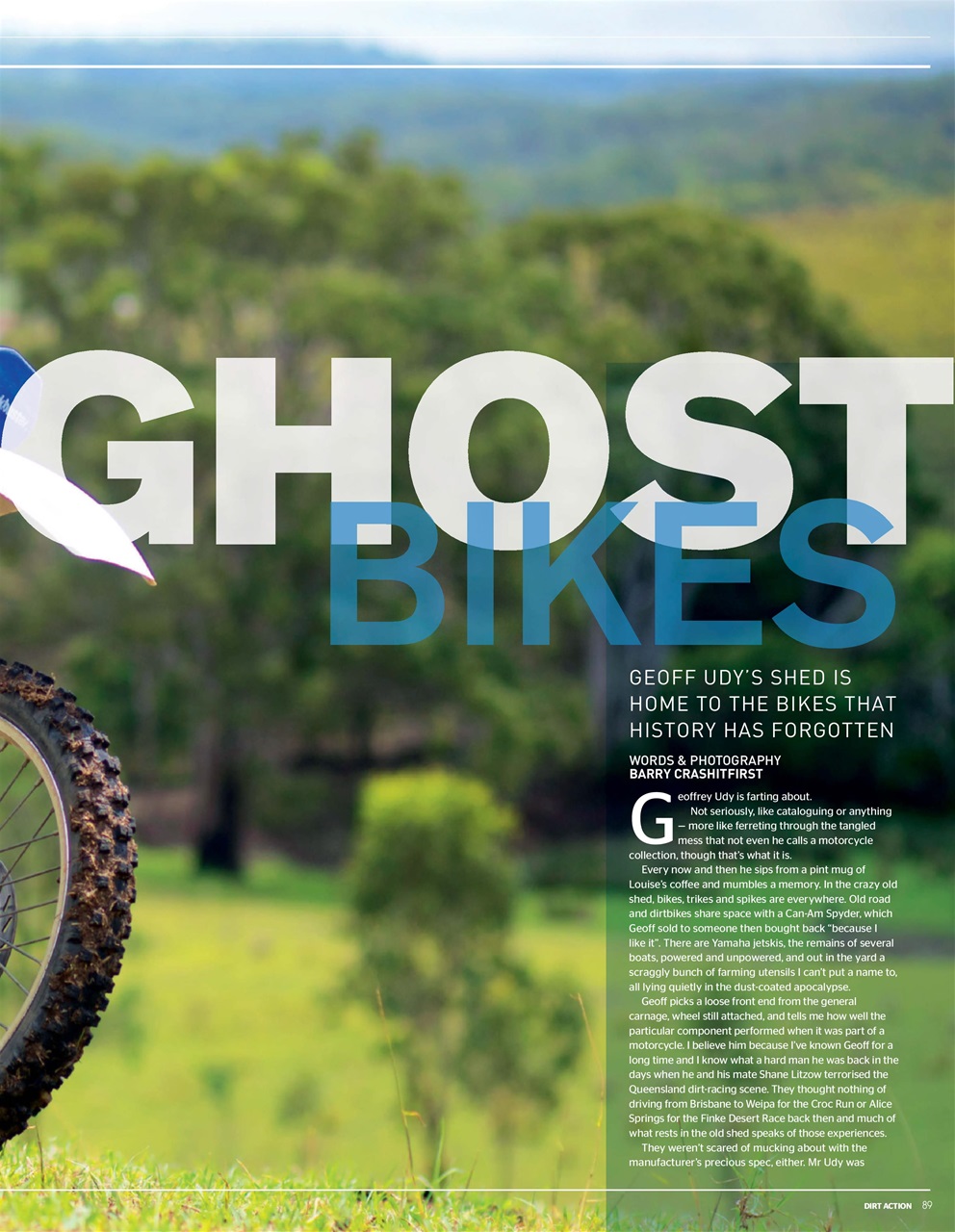 Dirt Action Preview Pages