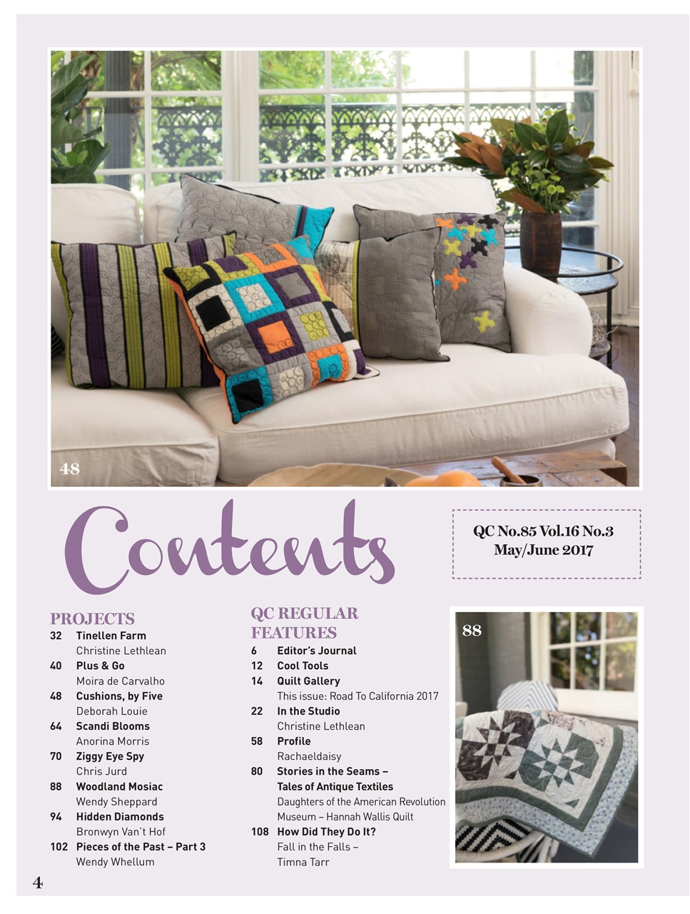 Quilters Companion Preview Pages