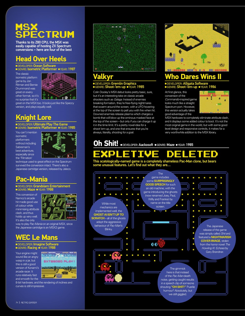 Retro Gamer Preview Pages