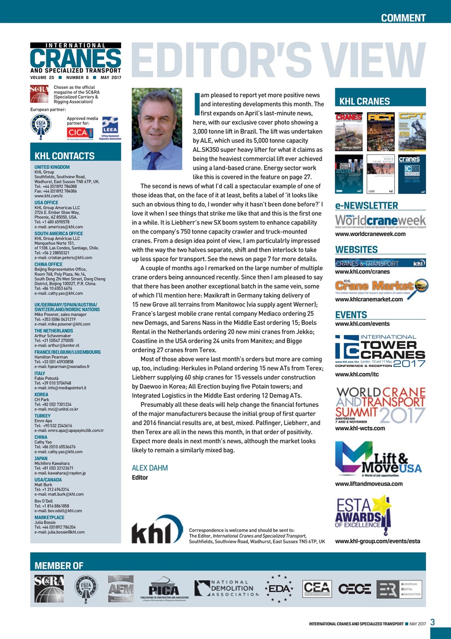 Int. Cranes and Specialized Transp Preview Pages