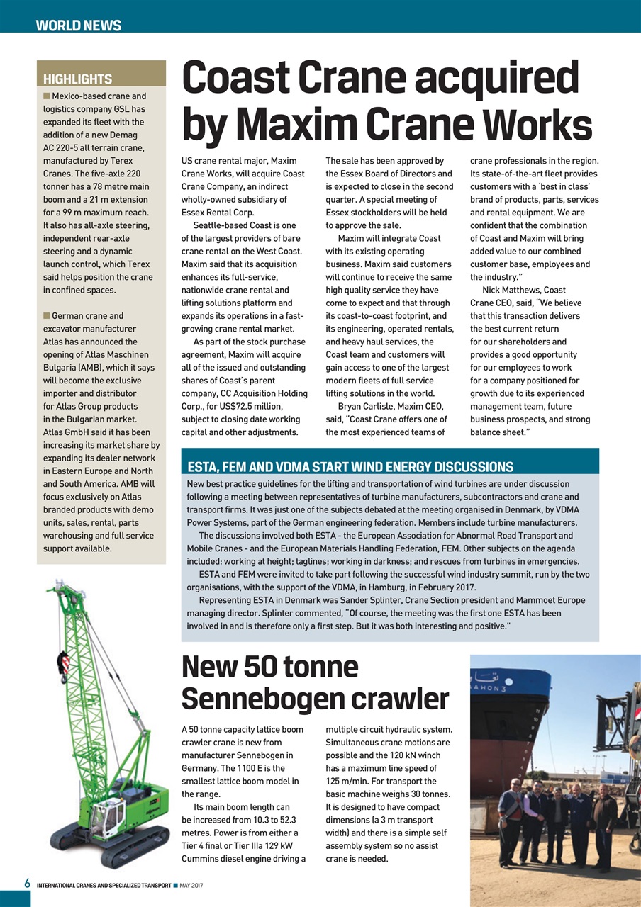 Int. Cranes and Specialized Transp Preview Pages