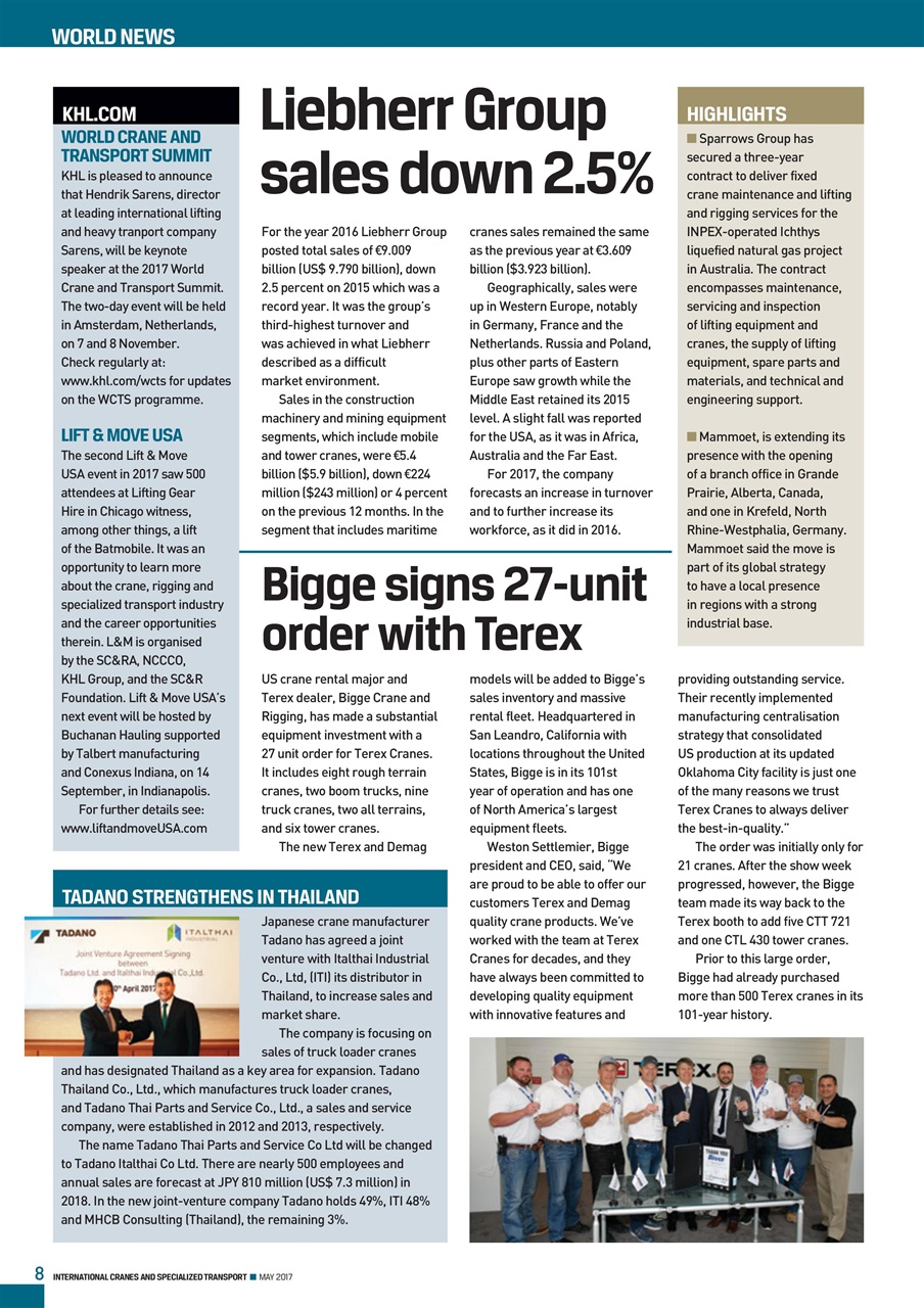 Int. Cranes and Specialized Transp Preview Pages