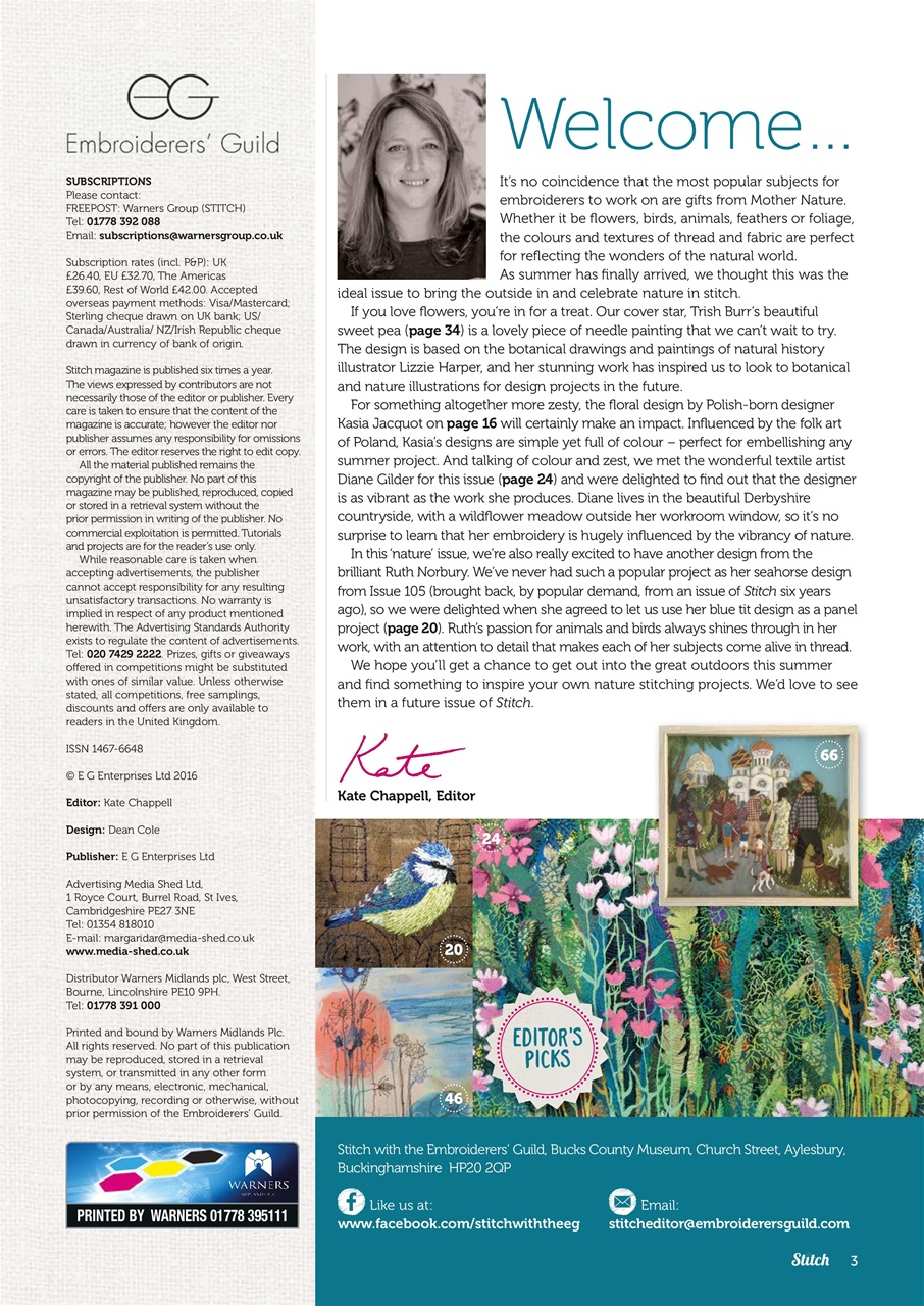 Stitch magazine Preview Pages