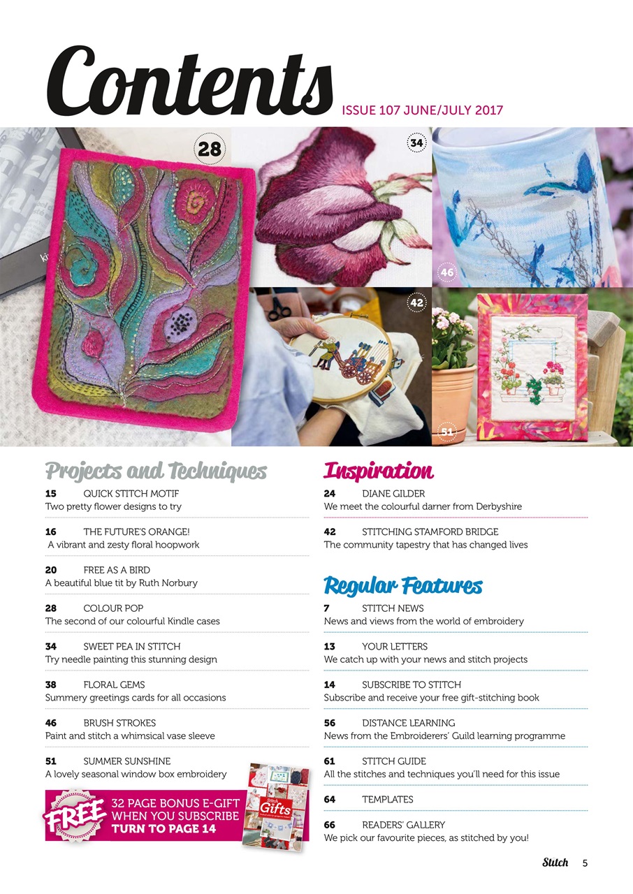 Stitch magazine Preview Pages