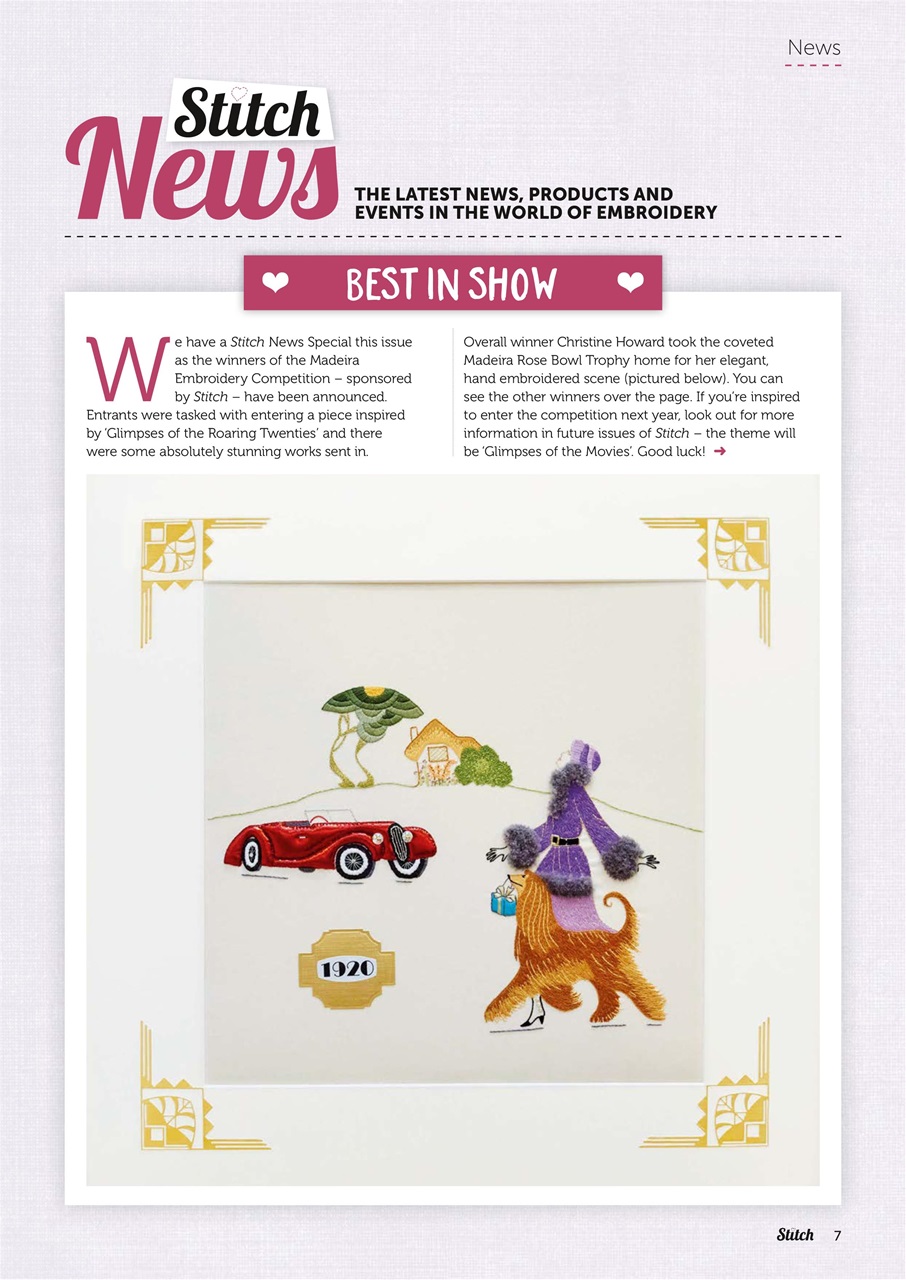 Stitch magazine Preview Pages