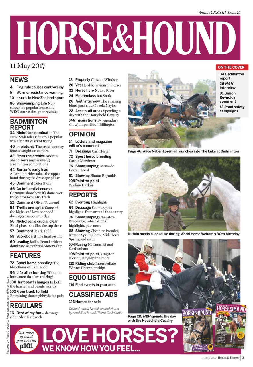 Horse & Hound Preview Pages