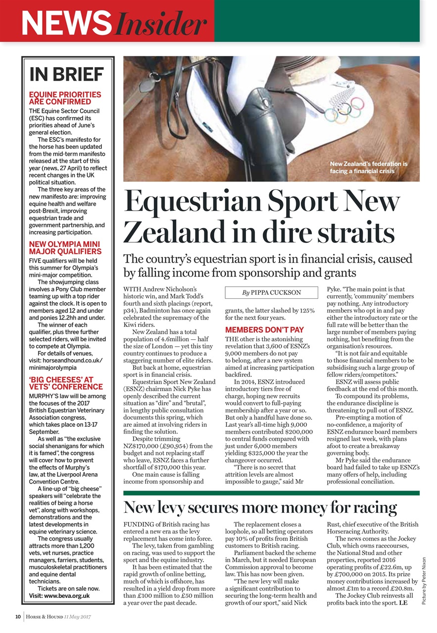 Horse & Hound Preview Pages