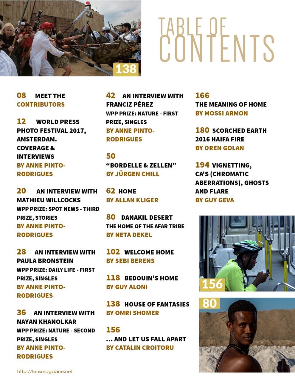 Lens Magazine Preview Pages