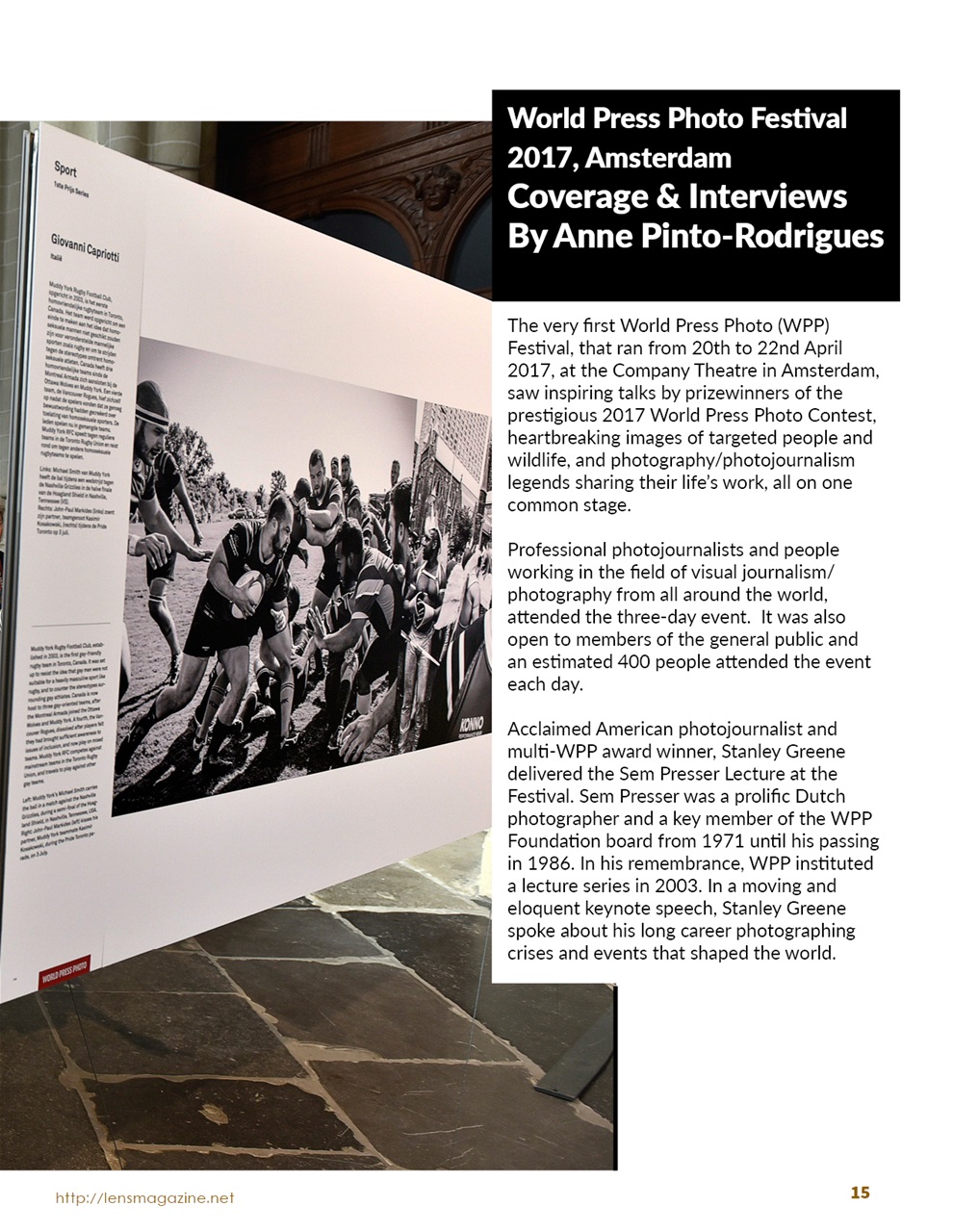 Lens Magazine Preview Pages