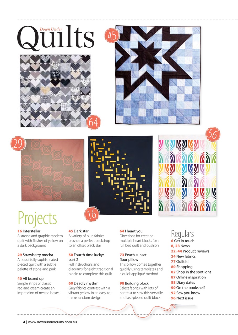 Down Under Quilts Preview Pages