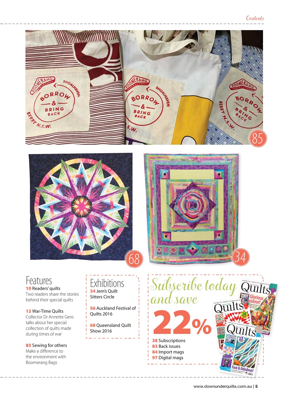 Down Under Quilts Preview Pages