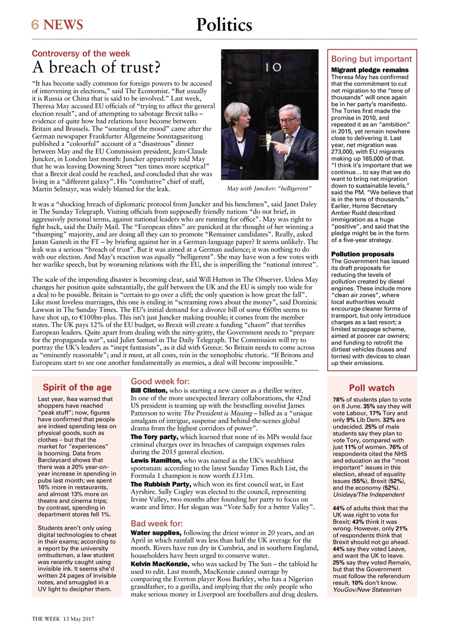 The Week Preview Pages