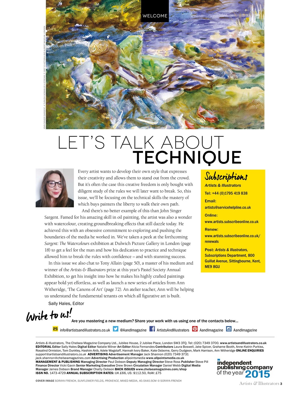 Artists & Illustrators Preview Pages