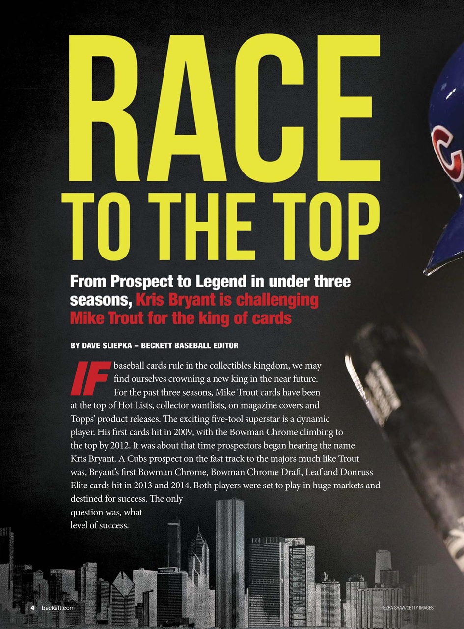 Beckett Baseball Magazine Preview Pages