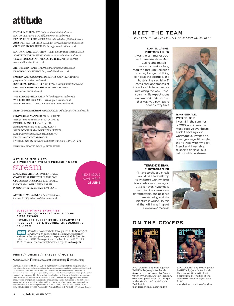 Attitude Preview Pages