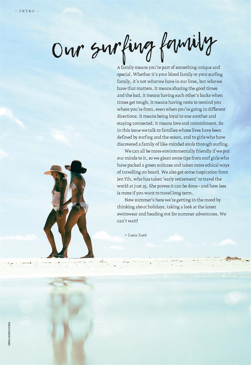 SurfGirl Magazine Preview Pages