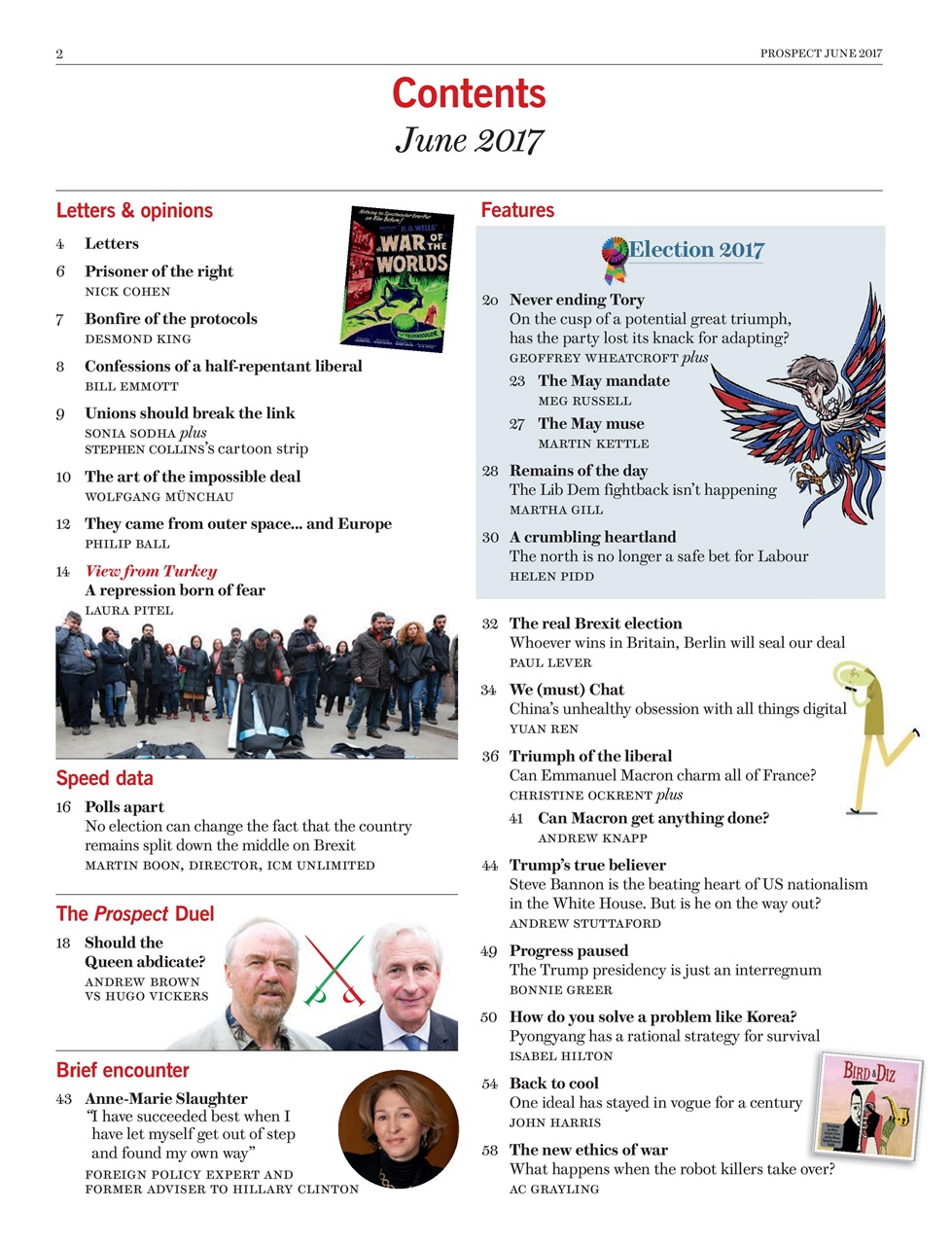 Prospect Magazine Preview Pages