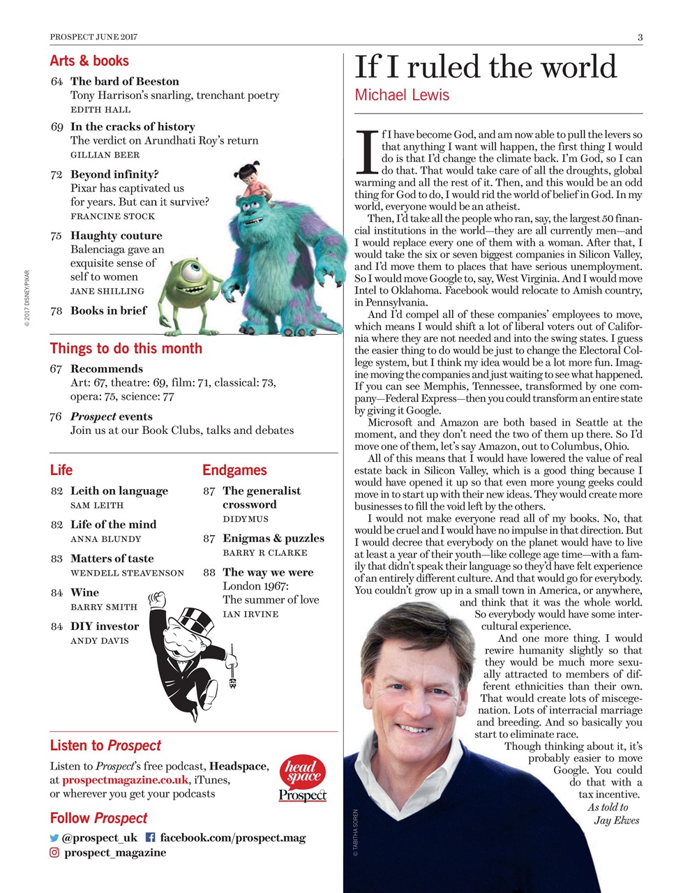 Prospect Magazine Preview Pages