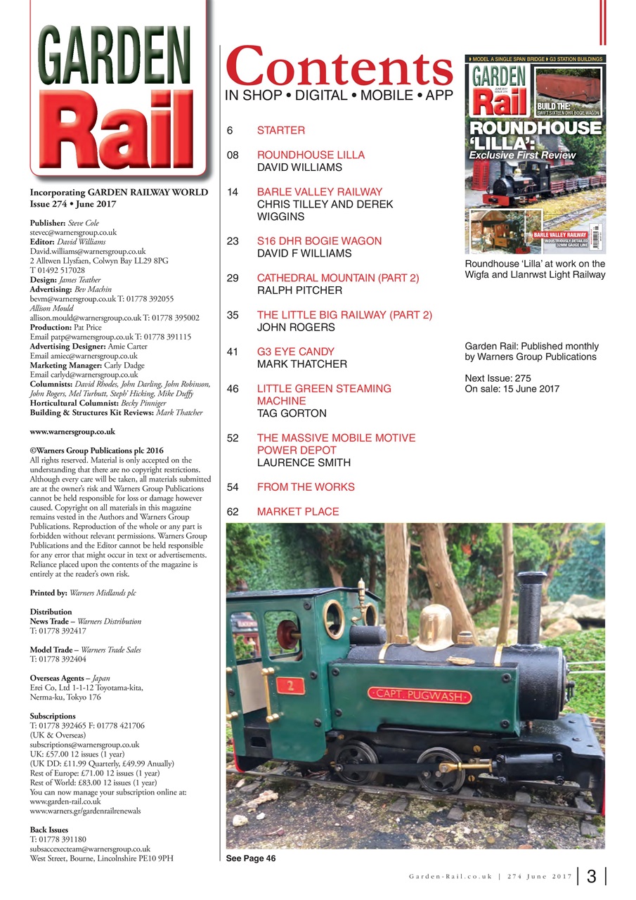 Garden Rail Preview Pages